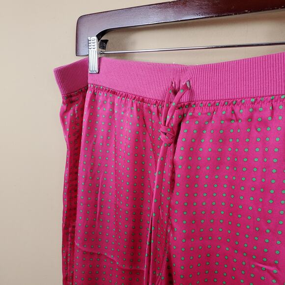 Aerie Polka Dot Sateen Sleep Joggers Size M - Picture 4 of 7